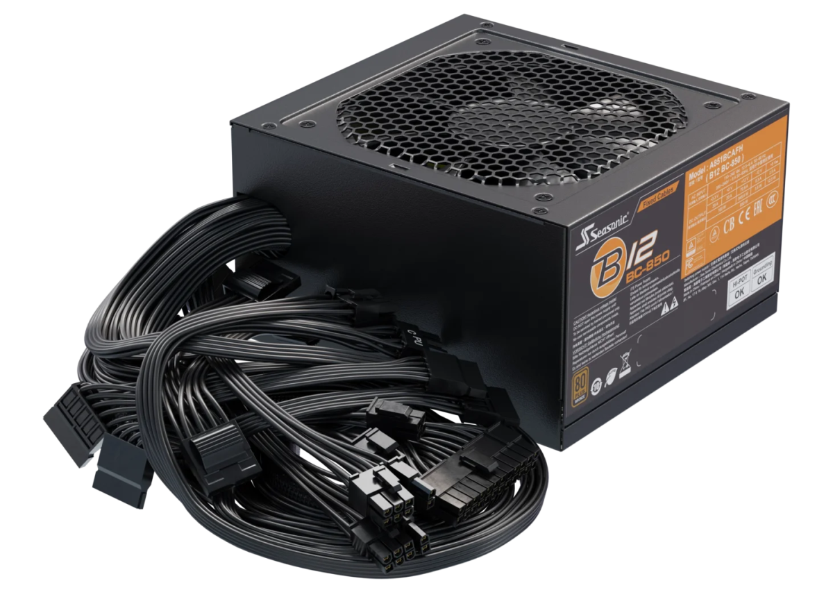 Seasonic B12 BC - 850 Power Supply 850 Watts | A851BCAFH - Vektra Computers LLC Seasonic B12 BC - 850 Power Supply 850 Watts | A851BCAFH - Vektra Computers LLC